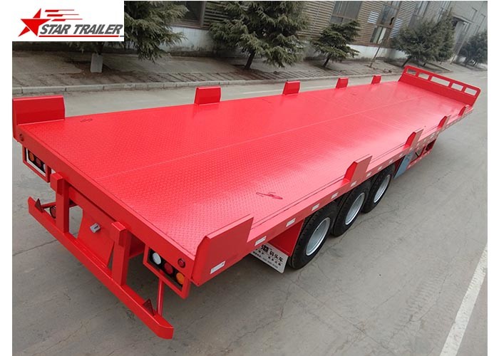 Best Heavy Duty Long Flatbed Semi Trailer 12R22.5 Radial Tyres For Cargo wholesale
