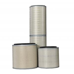 China Cylindrical Dust Collector Cartridge Filter HV Material 99.9% Efficiency on sale