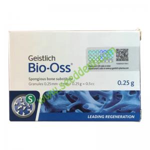 Best Geistlich Bio-Oss Spongious bone substitute Granules 0.25mm - 1mm / 0.25g ≈ 0.5cc wholesale