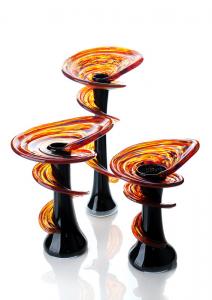 Best Fashion and Innovative Design art deco accessories Glass Vase for Bar Decoration wholesale