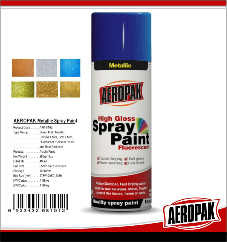 China Metal / Wood / Glass Acrylic Spray Paint Flexible With Strong Adhesive on sale