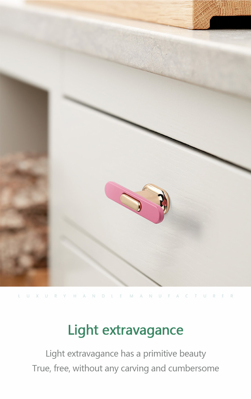 Wardrobe Dresser Cabinet Hardware Handle Nordic Style Multicolour