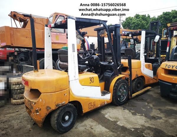 Cheap secondhand cheap Used 3 ton forklift TCM FD30 diesel forklift for sale