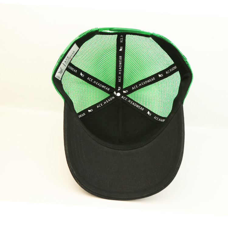 Best Personalized Custom Logo 6 Panel Trucker Hat Cotton Dropshipping Woven Patch wholesale