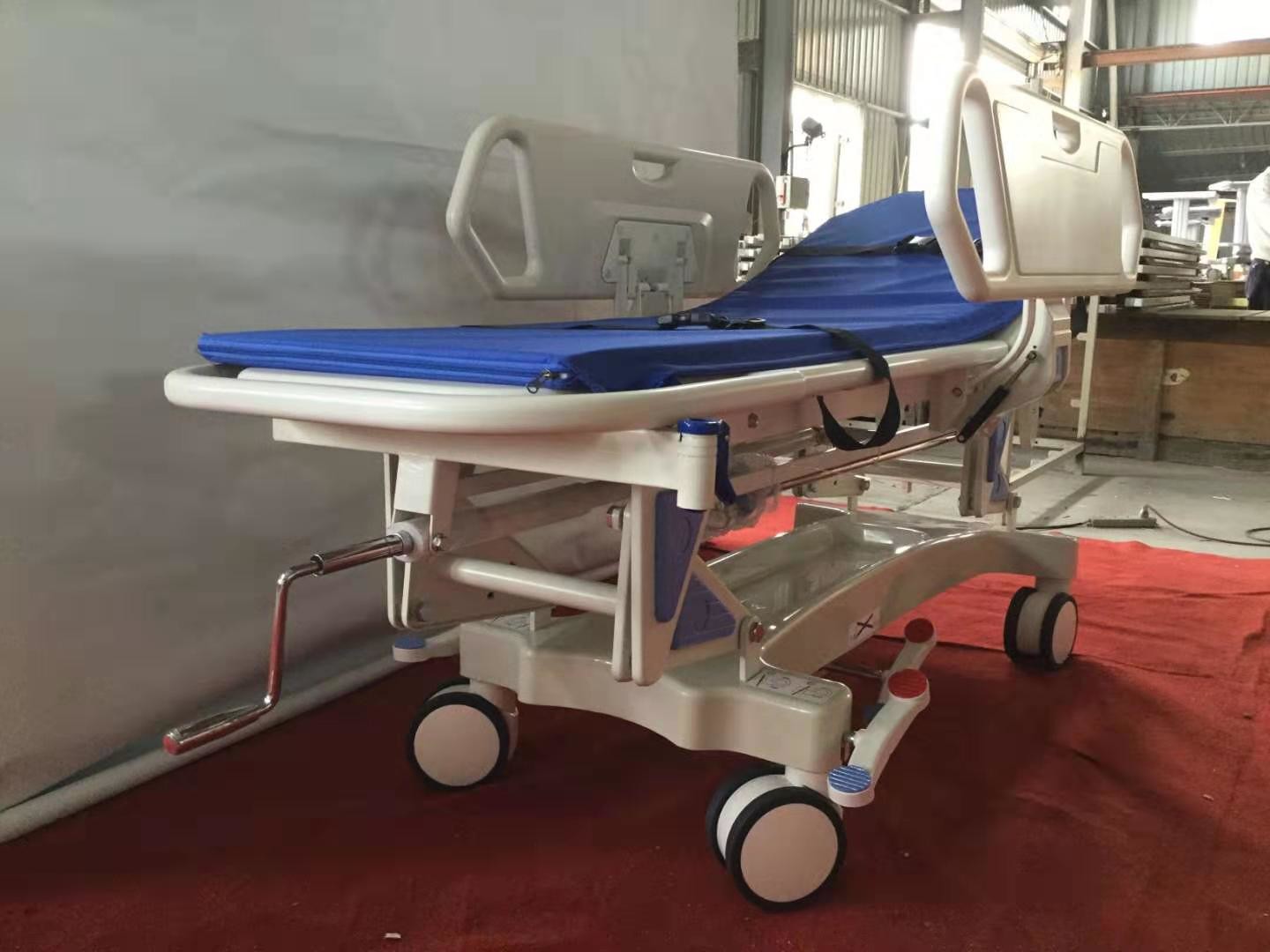 Best Hospital Hydraulic Emergency Stretcher Trolley Medical For Patients wholesale