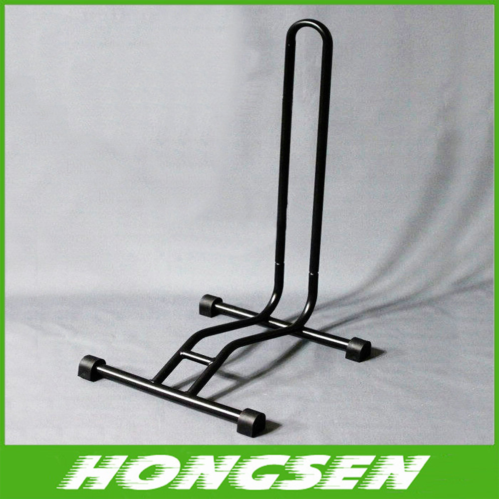 China Floor display stand bicycle parking stand foldable bike repair stand on sale