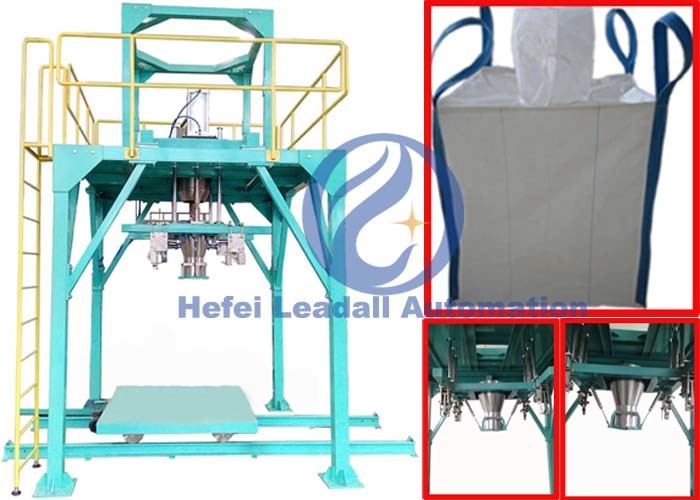 Chemical Raw Materials Bulk Bag Packing Machine / Jumbo Bag Packing Machine 500kg To 2000kg