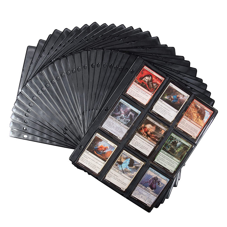 Cheap Book Binder Trading Card Collector , 9 Pocket Card Sleeves for sale