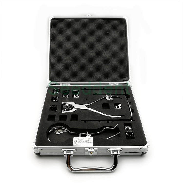 Best Dental Instrument Rubber Dam Puncher Kit with Rubber Latex / Latex Dental Dam 092-9111+SE-F096B wholesale