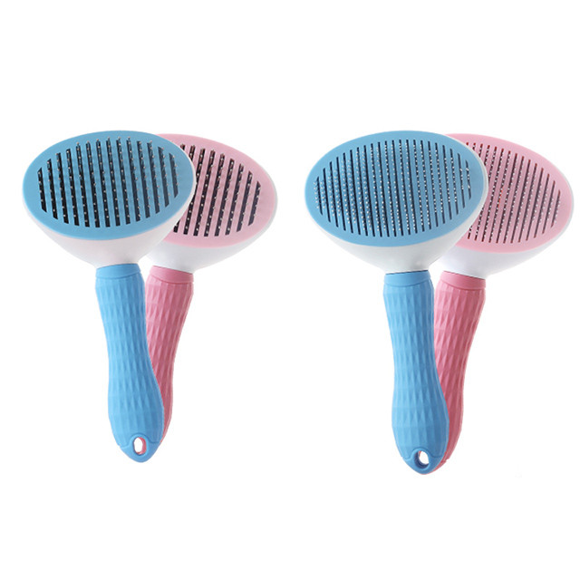 China Pet Hair Remover Brush Dog Hair Removal Brush For Short Hair Dog Silicone Hair Brush Dog Brush on sale