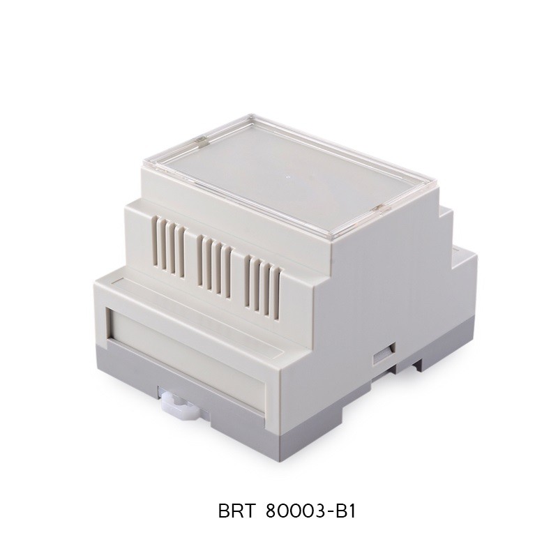 Best 72*87*60mm Din Rail Enclosure For Electronic Project Industrial Diy Fireproof Wire Box wholesale