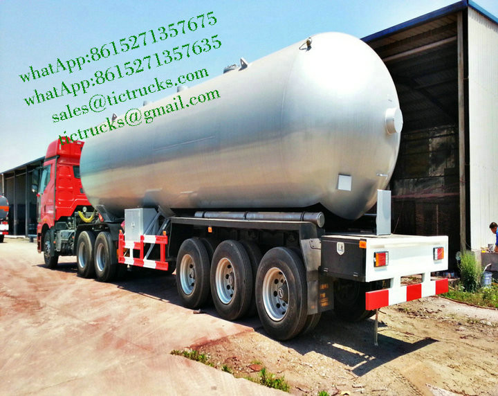 60,000L Tri-axles LPG Gas trailer   LPG gas tank trailer  LPGCost Control Built How You Want it Cell: 0086 152 7135 7675