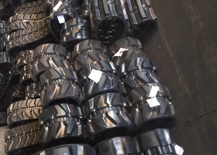 Buy cheap 280 * 52.5 * 82 Black Replacement Rubber Tracks For Es25zt eurocomach from wholesalers