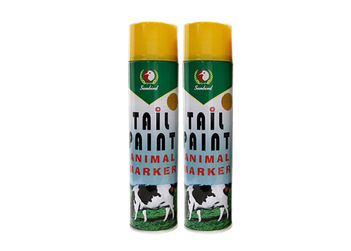Best Animal Tail Aerosol Spray Paint No Harm To Skin For Cattle / Sheep / Livestock / Marking wholesale