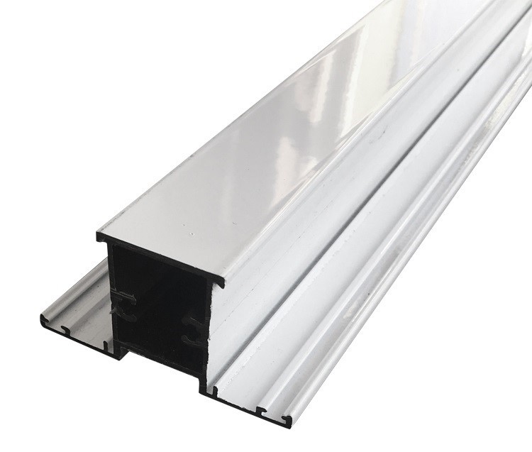 Best White Electrophoresis Aluminium Alloy Extrusion Silver Window Profiles Smooth Surface wholesale