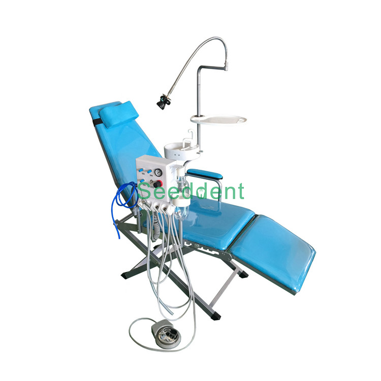 Best Luxury Type Dental Folding Chair with Plastic Tray / Portable Dental Unit SE-Q035 wholesale