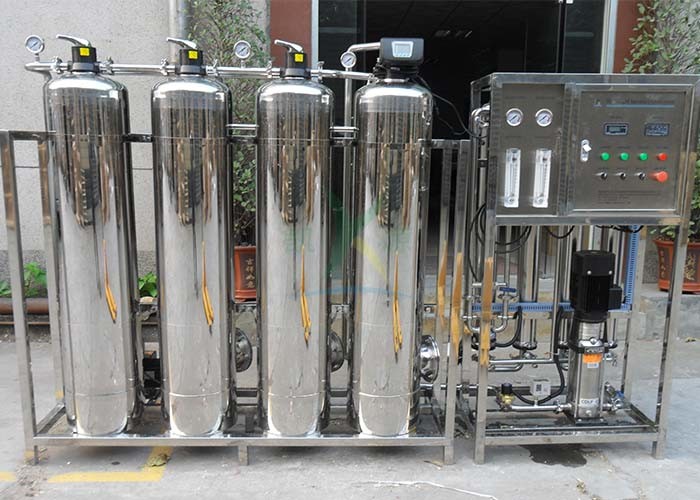 China 1TPH Water Softener And Filtration System With Manganese Sand / Activated Carbon on sale