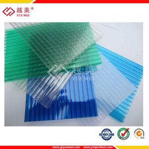 China Grade A Yuemei Lexan twin wall hollow polycarbonate sheet price on sale