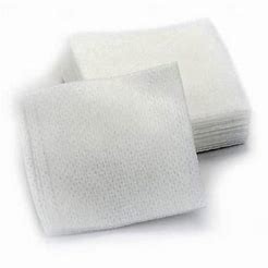 China 2x2 100% Cotton Filled Gauze Pad For Wound Sterile Wool Balls Unfolded First Aid on sale