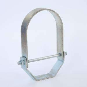 Best Swival Band Hanger Conduit Pipe Clamp 4&quot; 6&quot; With Bolt Zinc Plated 1.20MM Stamp Finish wholesale