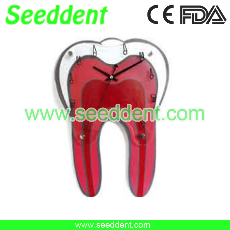 Best Colorful tooth shape clock IV wholesale