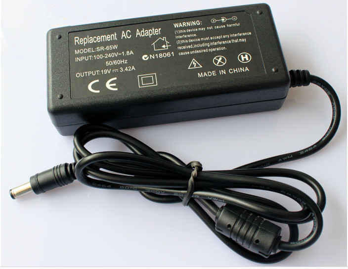 AC Adaptor Charger for ACER,TOSHIBA  65W  19V3.42A   5.5*2.5MM