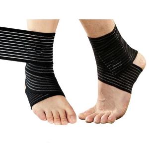 Best Sprain Injury Pain Brace Ankle Support Wrap Gym Sports Basketball Bandage Strap .Elastic material.Customized size. wholesale
