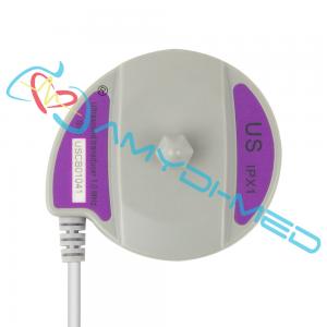 Best Gray TPU Fetal Ultrasound Probe Round 6 Pins 1.0 MHz Toco Ultrasound Transducer wholesale