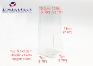 Best Trapezoid Shape Pet Food Box Pack Home Fragrance Plastic Box Transparent 19cm Height wholesale