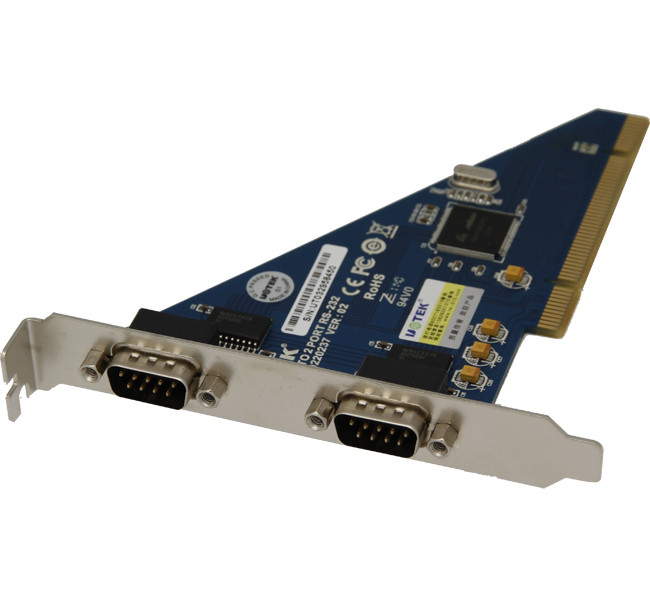 China PCI Serial Card , 2-ports PCI to RS232 Multi-Serial Port Card on sale