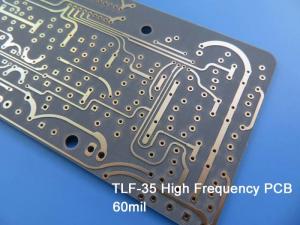 China 30 mil TLF-35A Customized PCB Prototype Green Soldermask Immersion Gold on sale