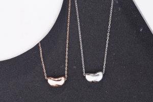 China 925 Sterling Silver Jewelry Women's Bead Pendant Chain Necklace on sale