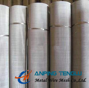 165Mesh Plain Weave Stainless Steel Wire Cloth for Filtration Industry