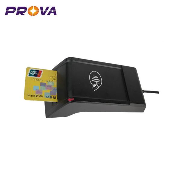Cheap Contact & Contactless Smart Card Reader Writer For 53.92mm IC RFID Card for sale