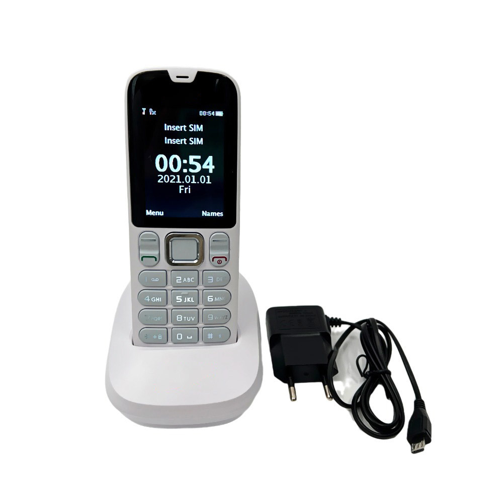 China 2G DECT Cordless Telephone Phone Book Caller ID Dual SIM Card on sale