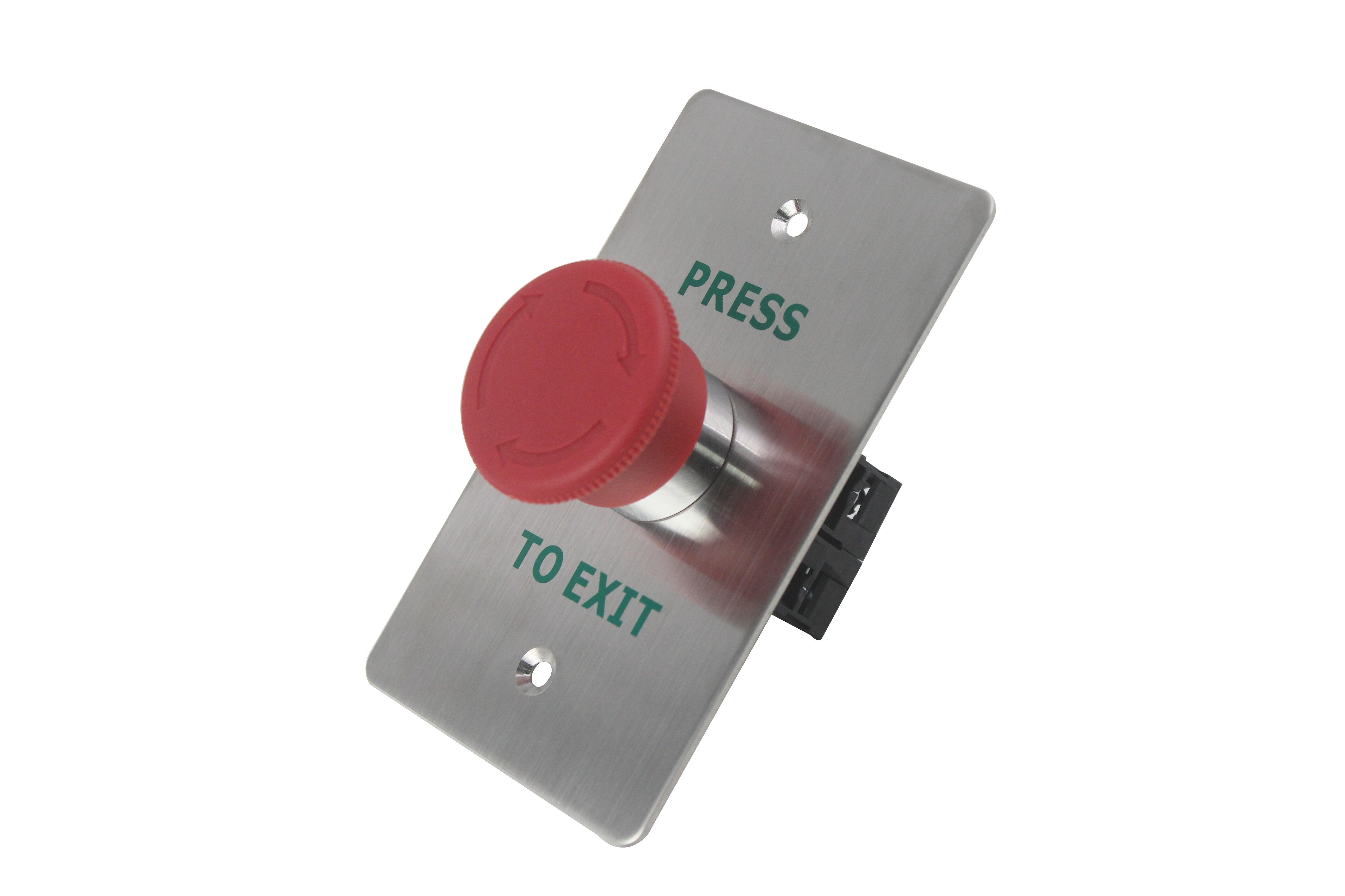 Cheap Flat Mushroom Press to Exit Push Button for Door Exit Access Control for sale