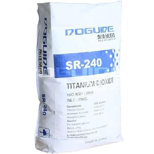 Cheap Sulphate Process Titanium Dioxide Rutile Grade CAS No 13463-67-7 Doguide SR-240 for sale