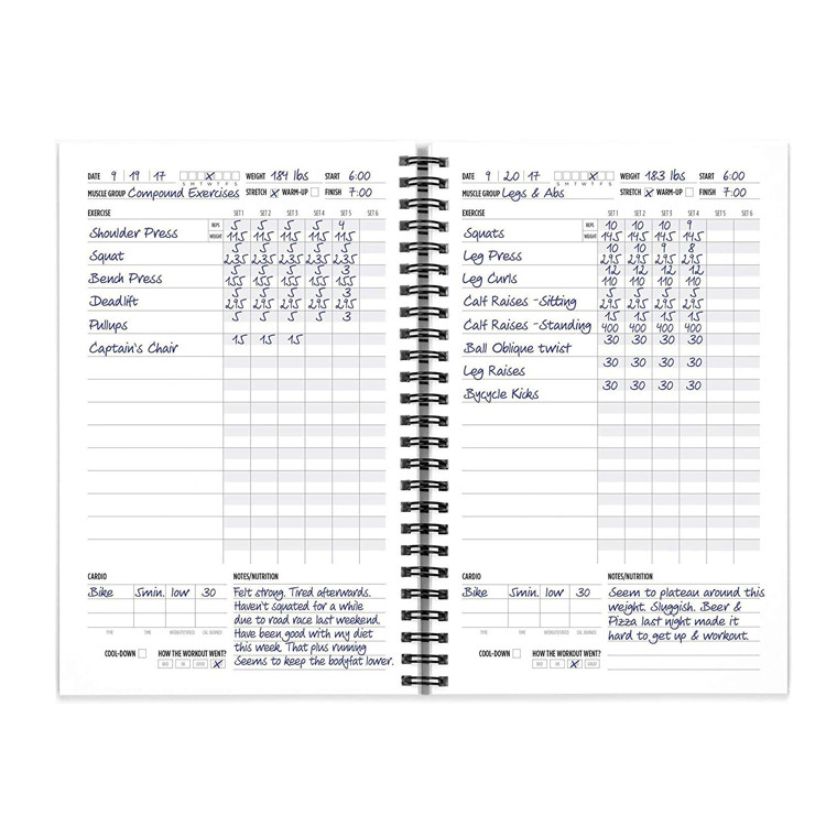 Best Custom Printing Day Planner 2021 Fitness Journal And Planner For Workouts wholesale