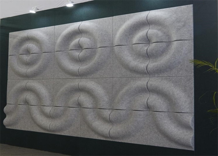 China Flame Retardant 3d Acoustic Wall Panels Noise Absorbing Wall Art Heat Insulation on sale