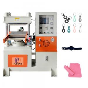 13kw 50HZ Silicone Products Making Machine , Clothes Rubber Plate Vulcanizing Press