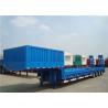 Buy cheap Multi - Axle 80T Extendable Semi Trailer With Dual Line Braking System from wholesalers
