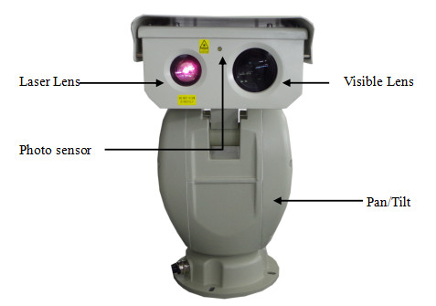 China Zoom Night Vision Long Range Infrared Laser Camera PTZ CCTV Camera CMOS Sensor on sale