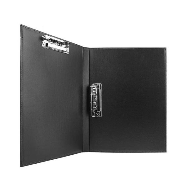 Cheap Leather A4 lever arch File cover Clipboard paper Documents storage Folders double Binder Clip Portfolio PU Drawing Folde for sale