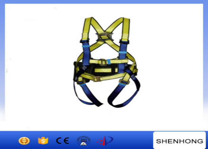 China Construction Safety Belt Full Body Safety Harness With 100% Polyester on sale