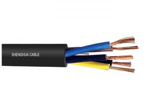 China Professional 300 / 500 V Rubber Sheathed Flexible Cable CE KEMA Certification on sale