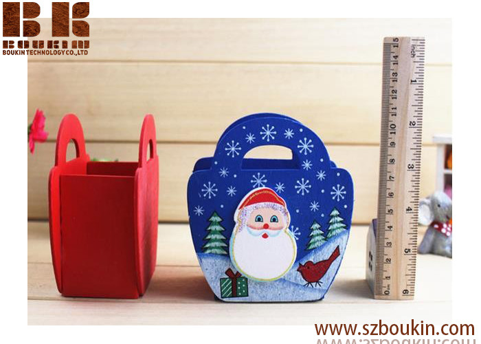 China Wooden Christmas House Bowknot Pencil Vase Eco-Friendly Table Mini Wooden Pencil Vase on sale