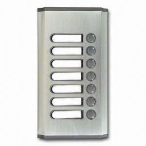 China Weather-resistant Audio Door Phones with 7-call Buttons Outdoor Panel on sale