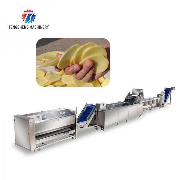 Cheap Vegetable Hair Roller Bubble Washing Selection Cutting Machine Production Line for sale