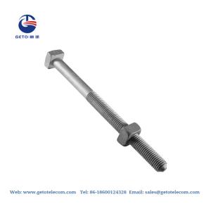 Best Machine HDG Standard Galvanized Bolts And Nuts wholesale