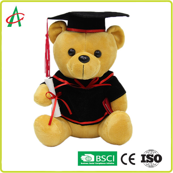 Best 30cm Teddy Bear Stuffed Toy , SNAS Stuffed Plush Bear for Festival Gift wholesale
